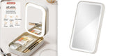 Makeup Opbevaringsboks med LED Spejl – Bærbar Kosmetik Organizer med Touch Lys HEYHEY Worldwide Dropshipping Store